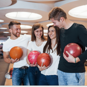Lys, latter og kjærlighet: Bowling & middag i Oslo